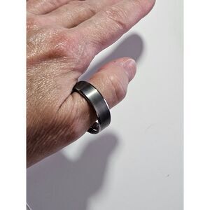 Tungsten Forever silver colored ring size 13